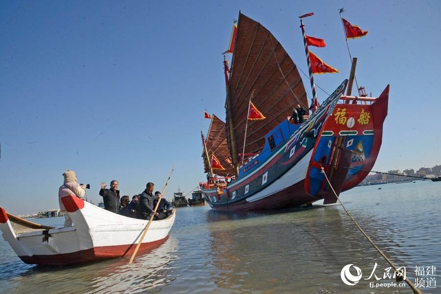 1∶1比例复原修造 仿明代福船在福建泉港成功试航_造船