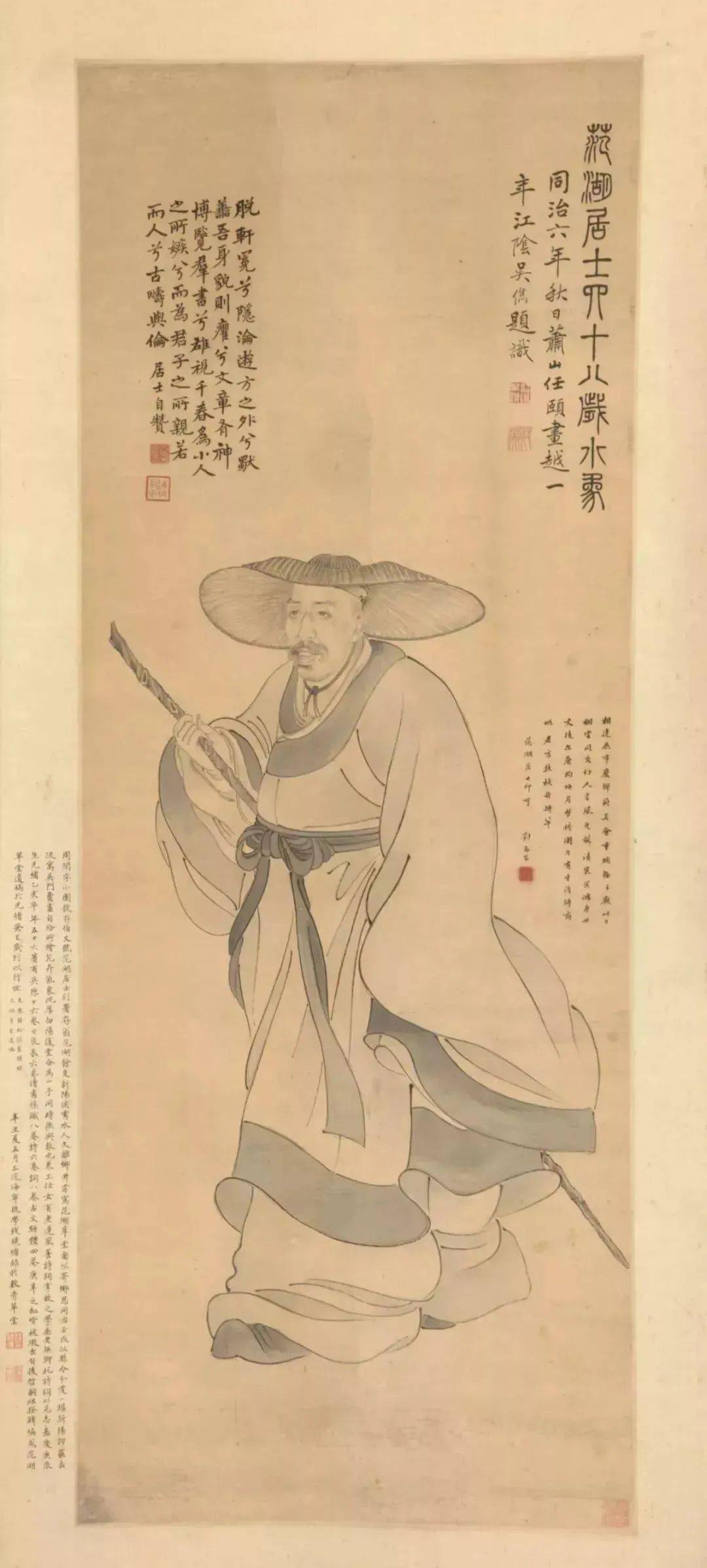 他便是被世人淡忘的清代画家——周闲"海派"中的大家赵之谦和吴昌硕更