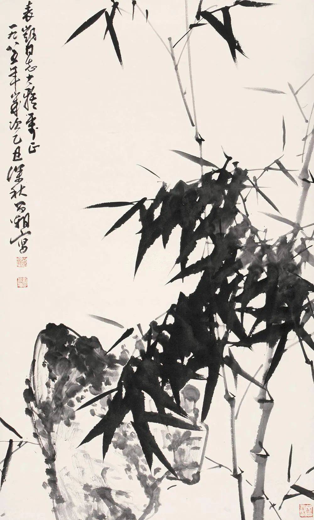 这位画竹,老辣苍茫,被誉为当代郑板桥_昌潮竹