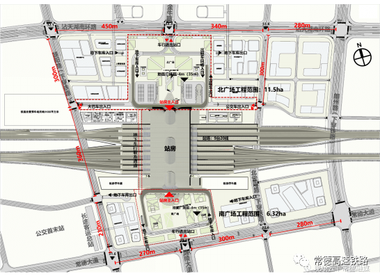 常德高铁枢纽站规划图图片
