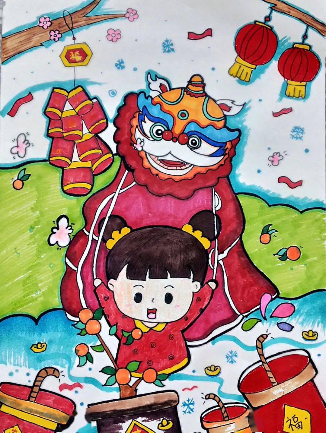 年画娃娃|插画|儿童插画|Ol亦璇 - 原创作品 - 站酷 (ZCOOL)