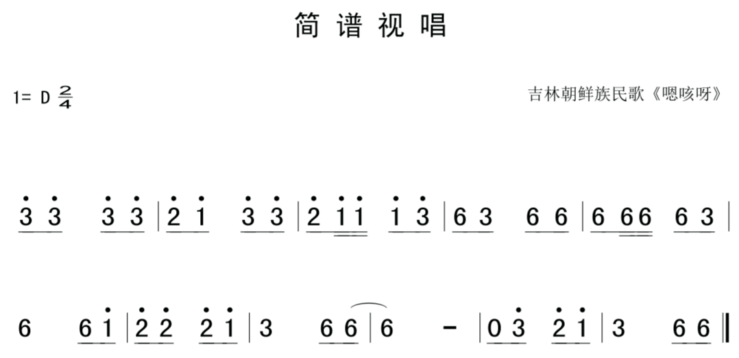 1月25日 | 每天一條簡譜視唱(聲樂愛好者專用)