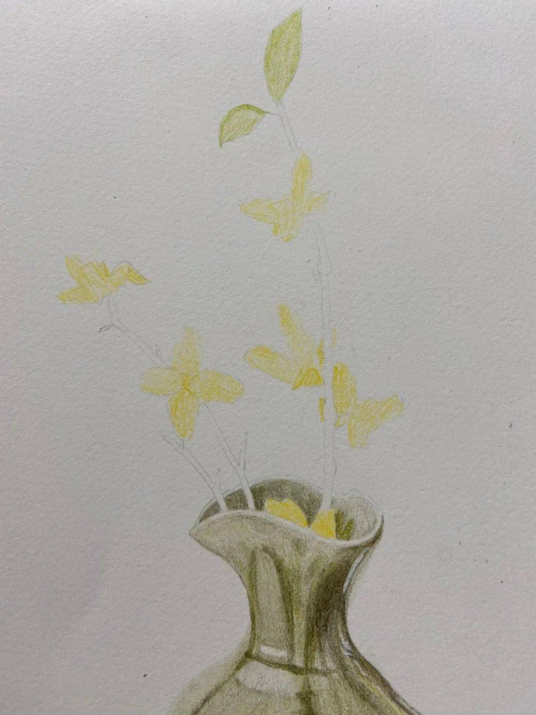 24节气彩铅画图文教程立春