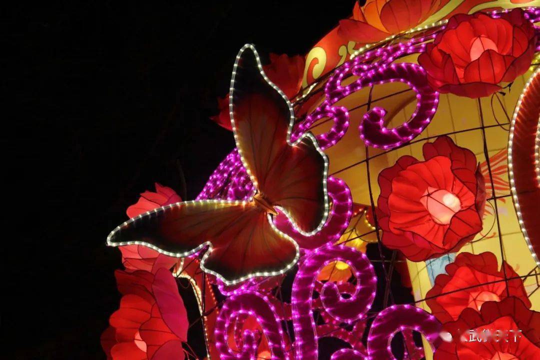 长武夜景图片