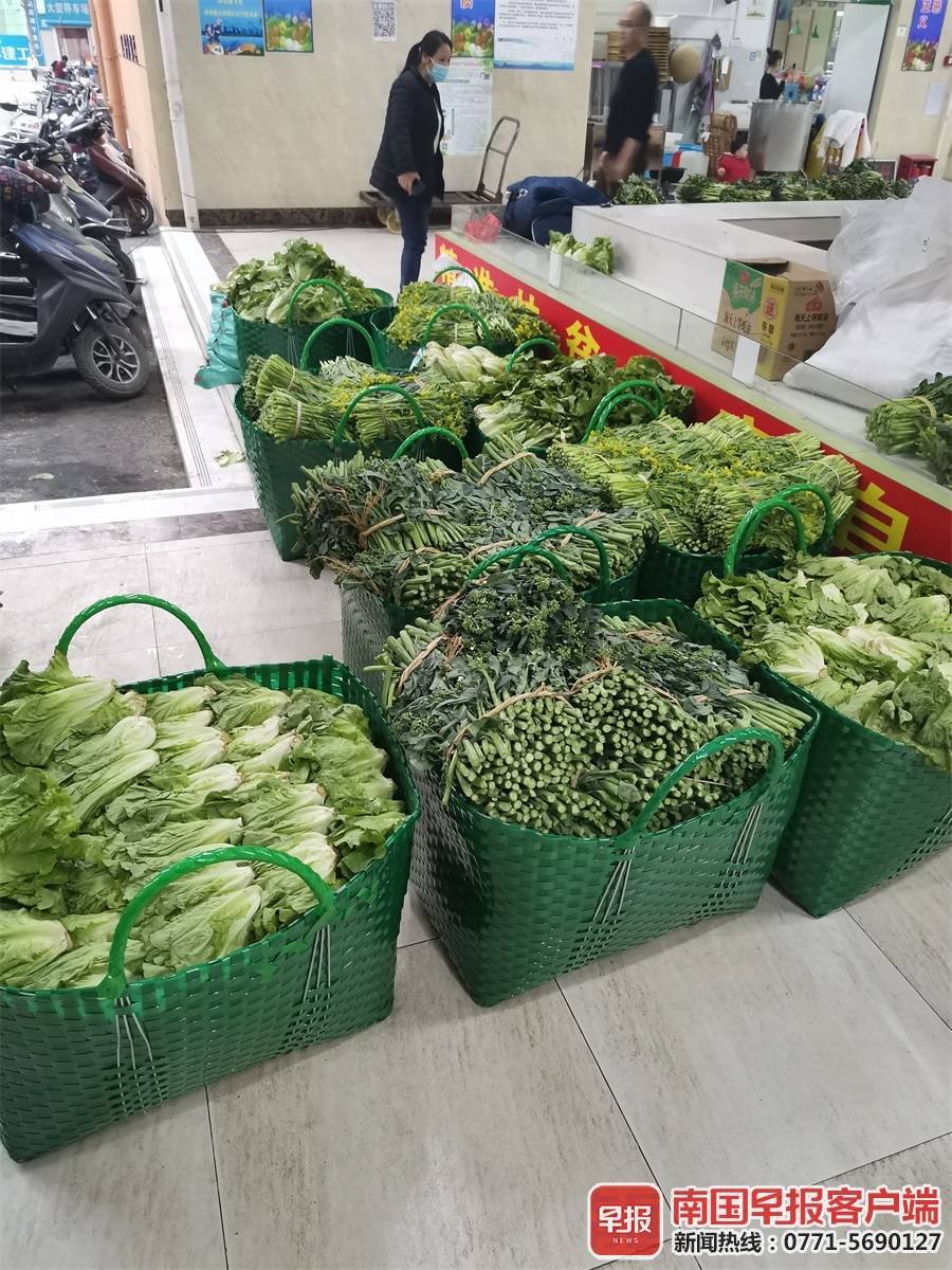广西南宁青菜市场图片