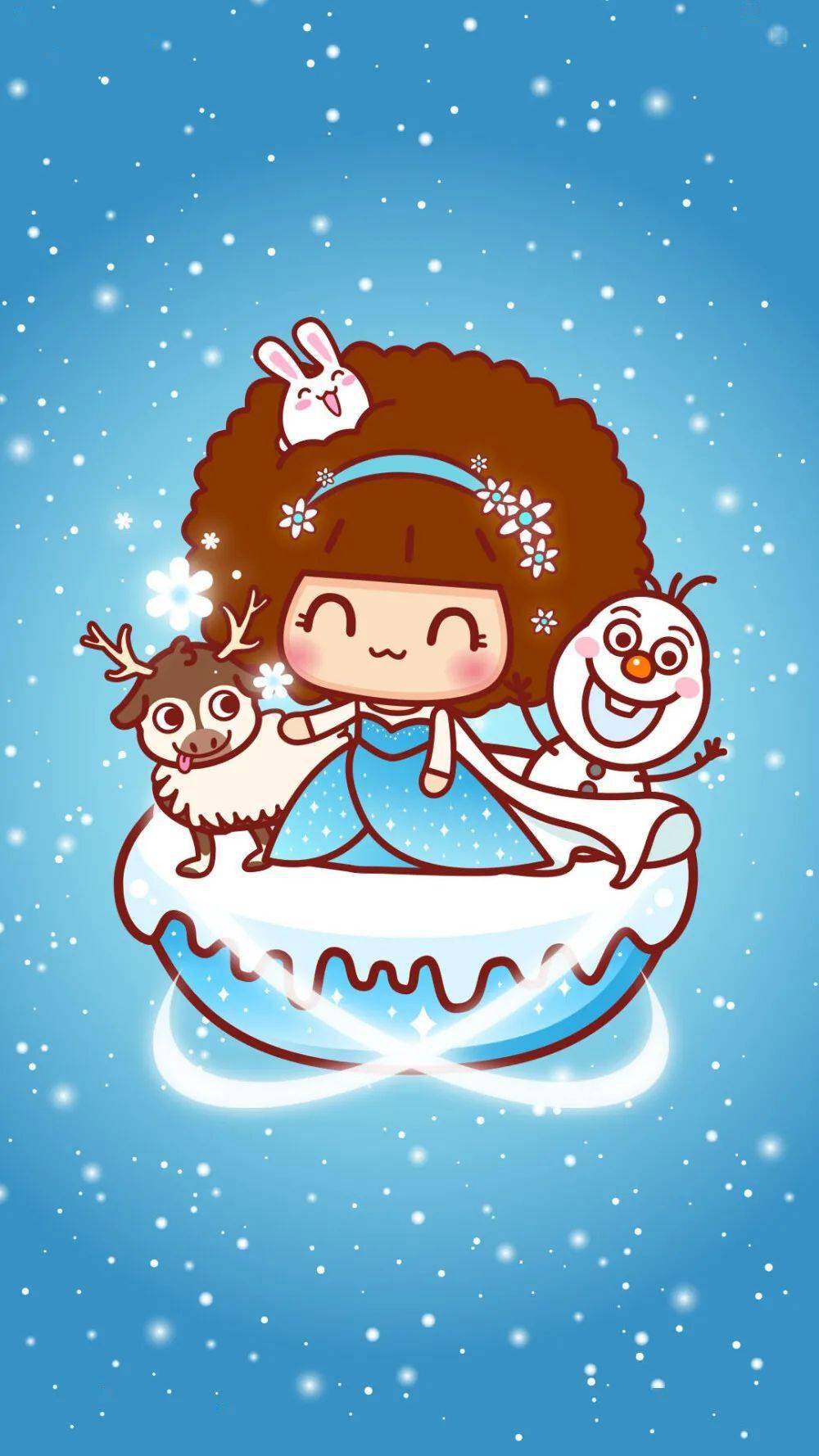 【手机壁纸】摩丝女孩