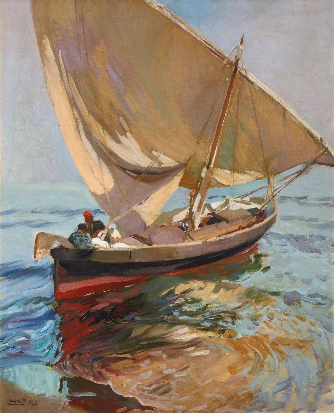 西班牙著名印象派画家华金索罗亚油画作品欣赏