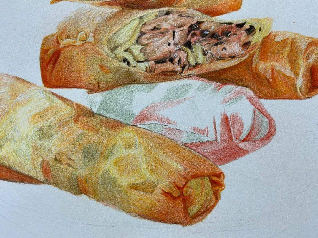 24节气彩铅画图文教程立春