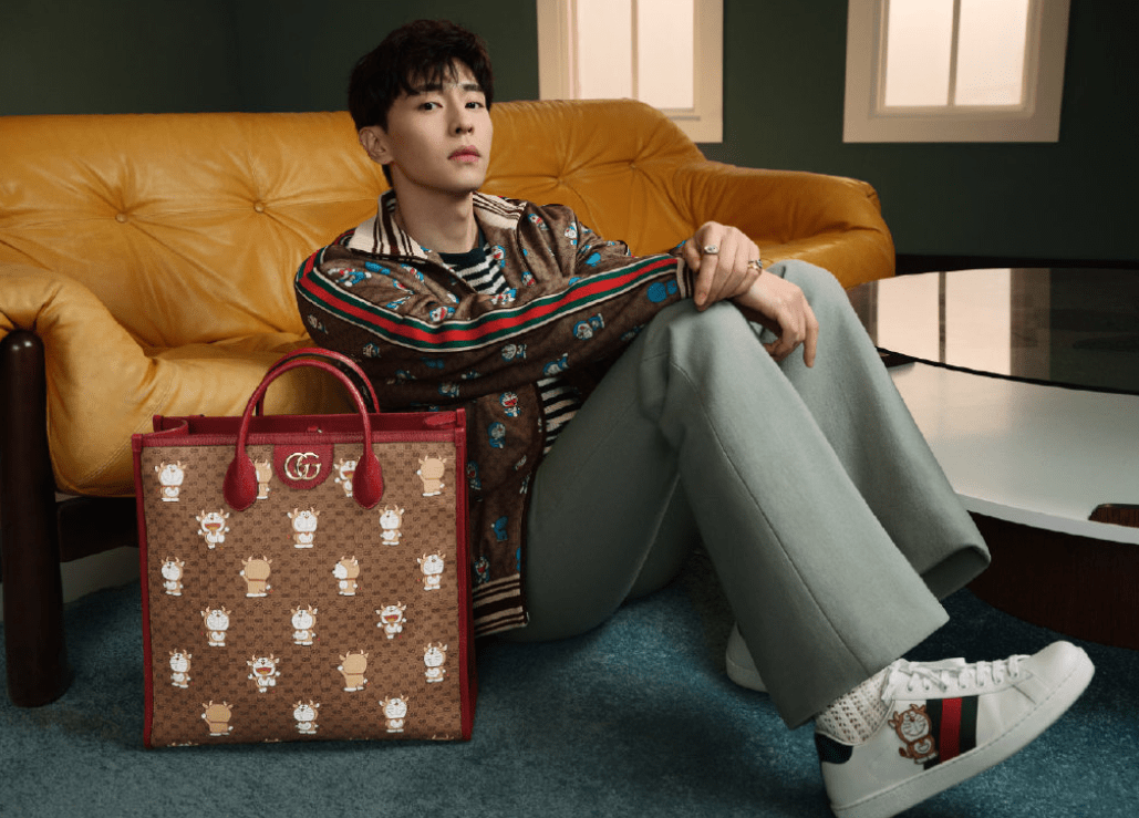 邓伦哆啦a梦xgucci联名系列大片公开 释放童心充满温馨乐趣