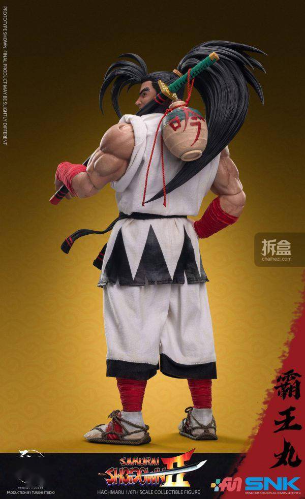 吞时工作室snk真侍魂霸王丸地狱变霸王丸16可动人偶