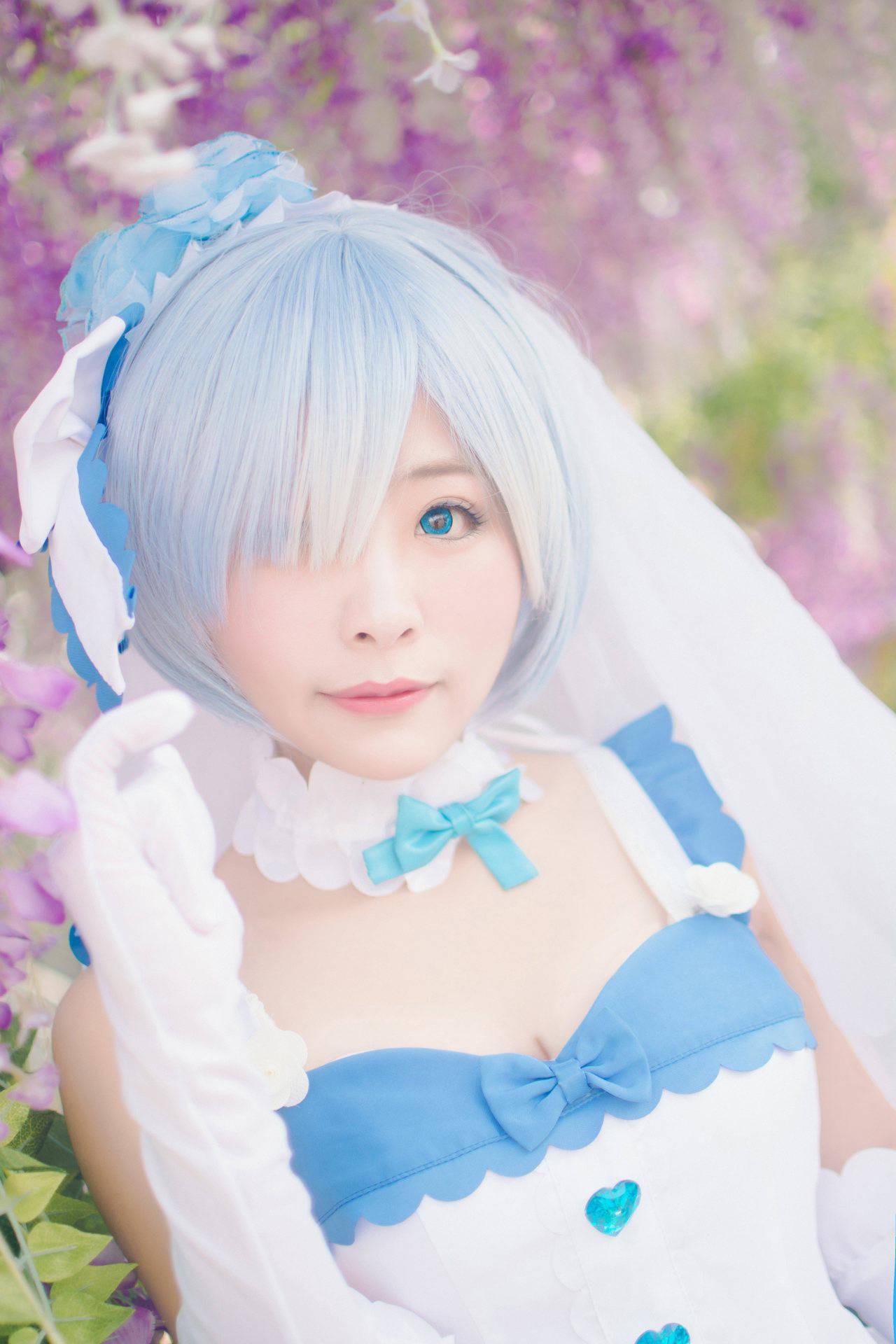 《从零开始的异世界生活》蕾姆婚纱cosplay
