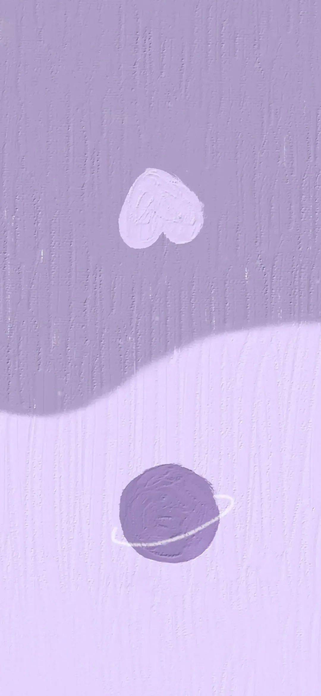 淡紫色手机壁纸 卡通图片