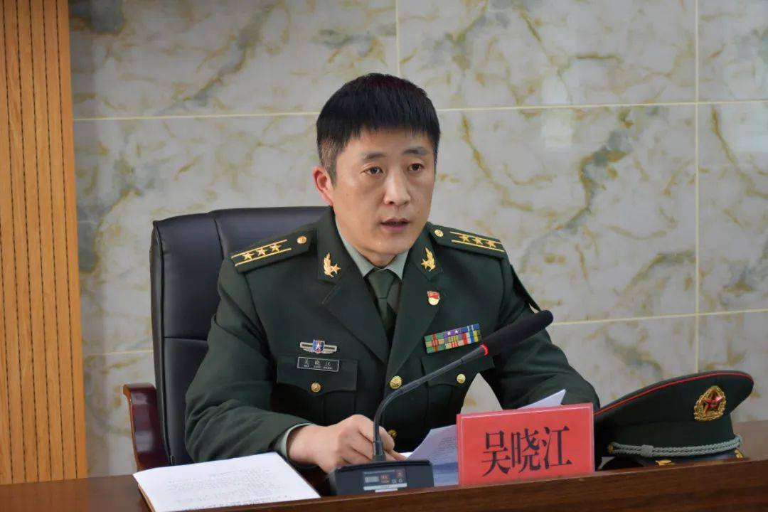 吴晓江汇报了人武部2020年党委主要工作情况,安排部署了2021年重点