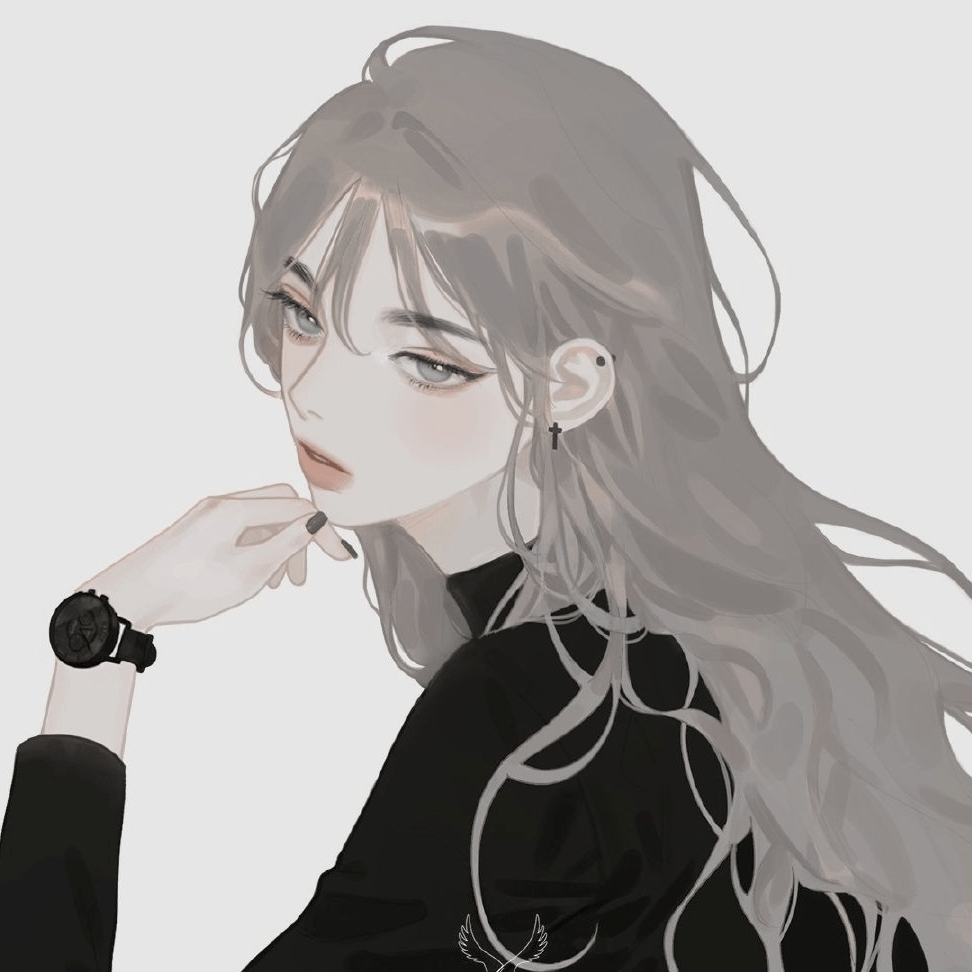 动漫女生头像我为你翻山越岭却无心看风景