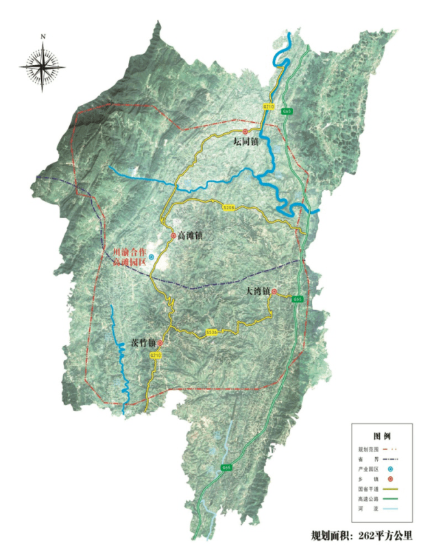 川渝高竹新区地图图片