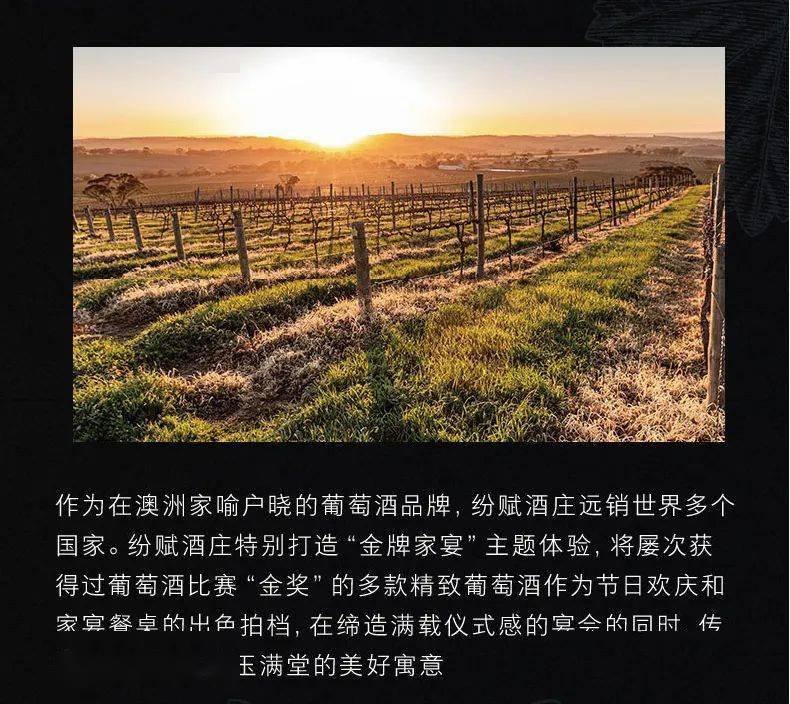 纷赋酒庄(wolf blass)——南澳较具代表性的酒庄之一伊拉苏总统之选