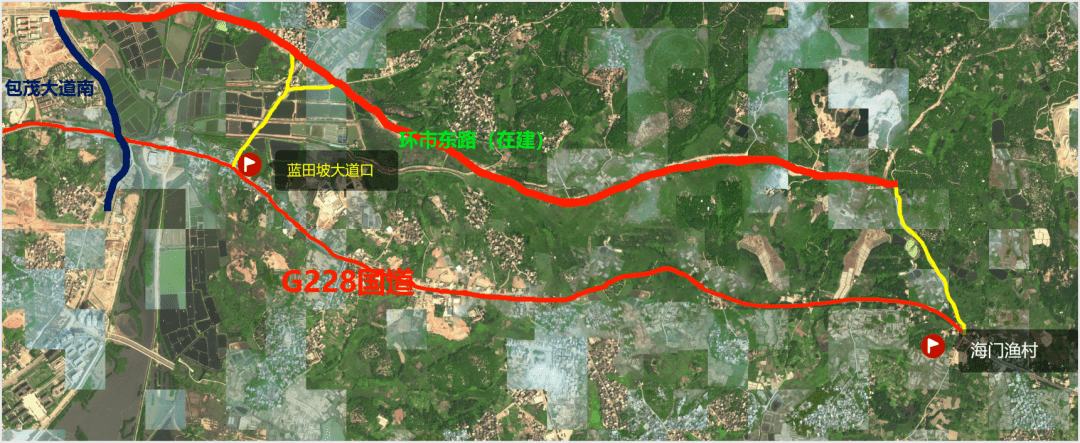 2月1日起,电白环市路东段施工便道开通!