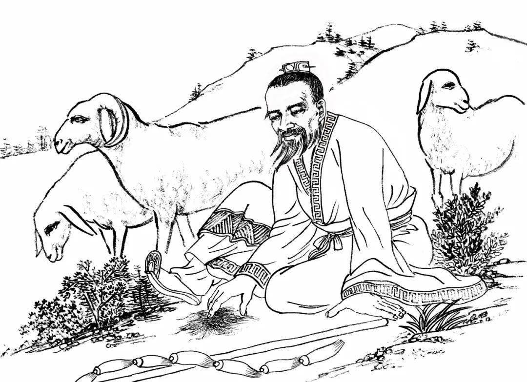 发菜的传说苏武多年牧羊,"心存汉社稷,旄落犹未还,历尽难中难,心如铁