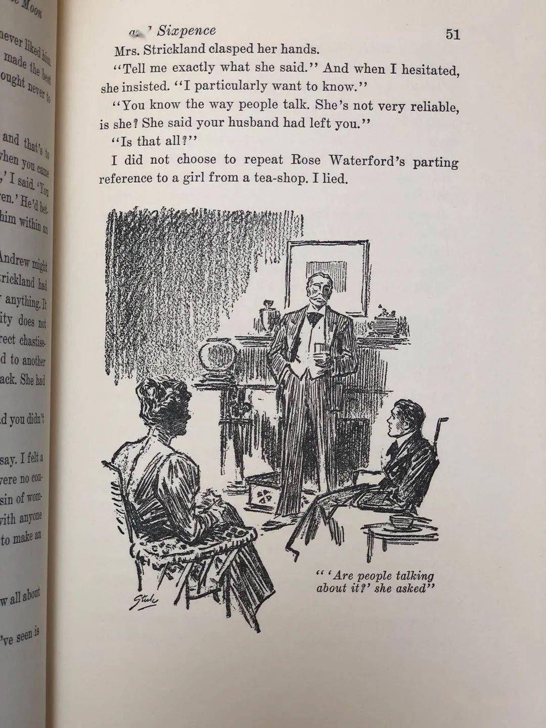 插画珍赏015毛姆月亮与六便士1941年版