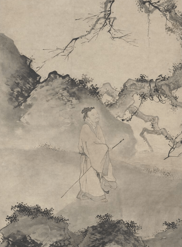 悠哉游哉,名家笔下策杖高士图_故宫博物院