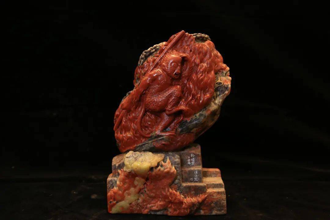 用石头雕刻孙悟空与石观音泰顺这些人的手艺绝了