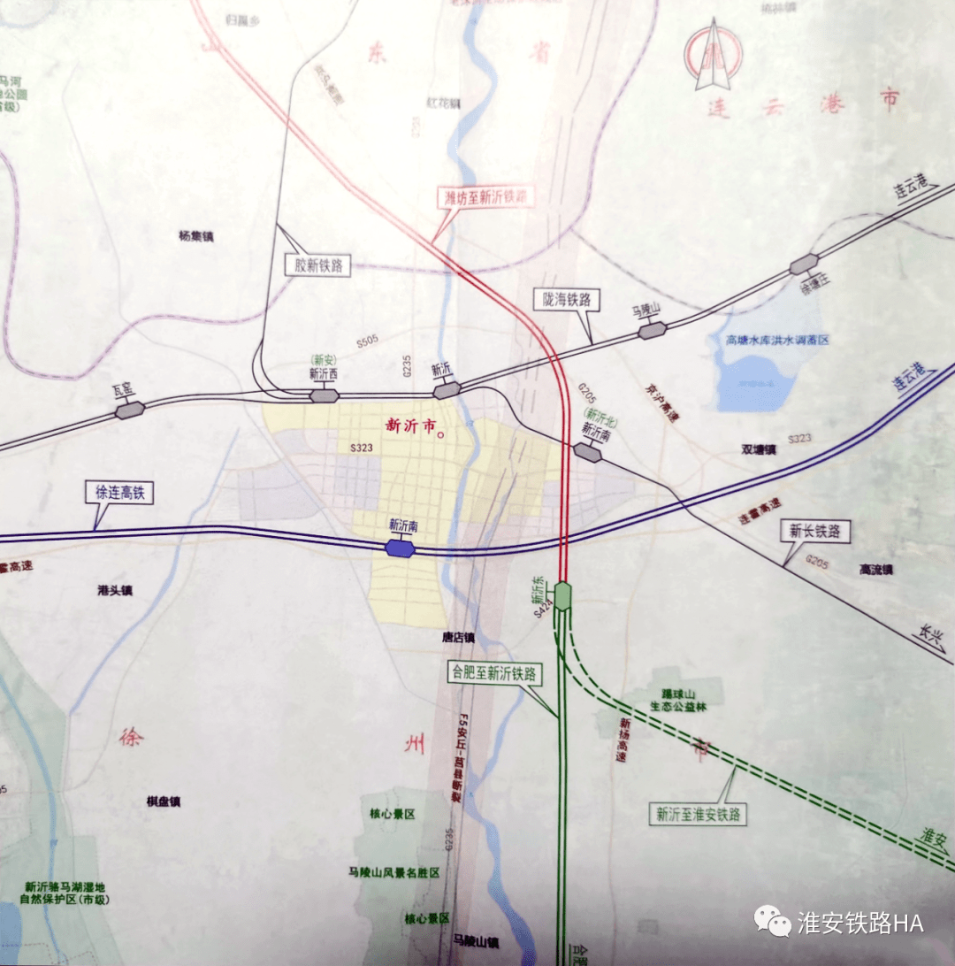 淮安高铁规划图最新图片