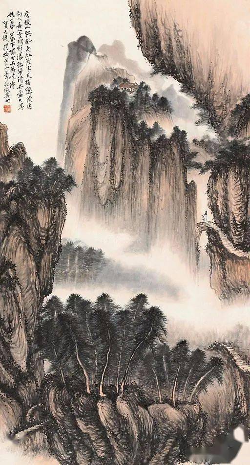 贺天健:山水画不仅要诗意,而且还要有词境