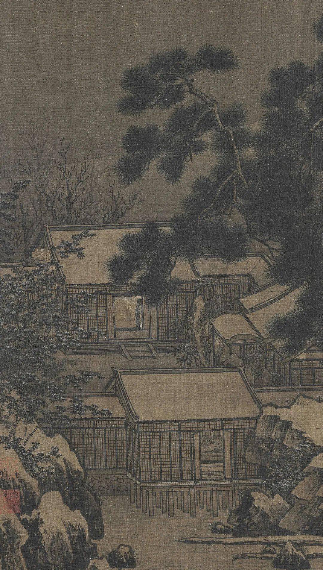 刘松年 四景山水图之冬景 局部刘松年 四景山水图之冬景 局部刘松年