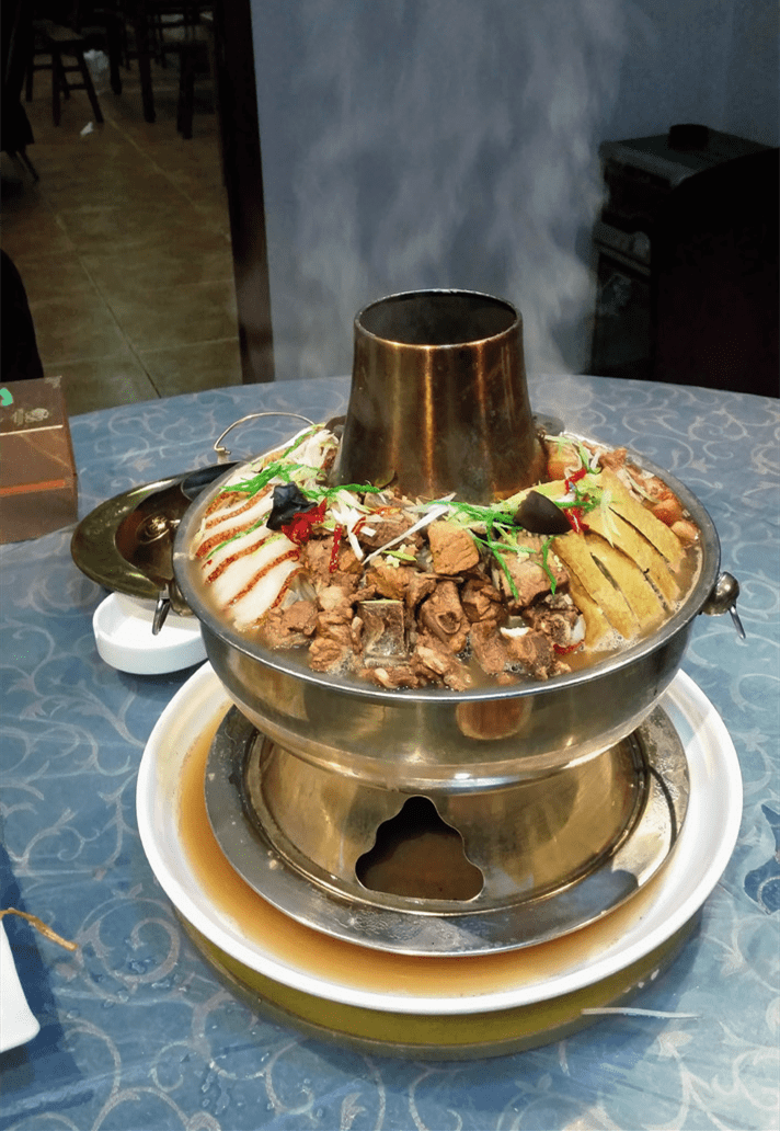 甘肃年味no3天水的年肉蒸的很够味