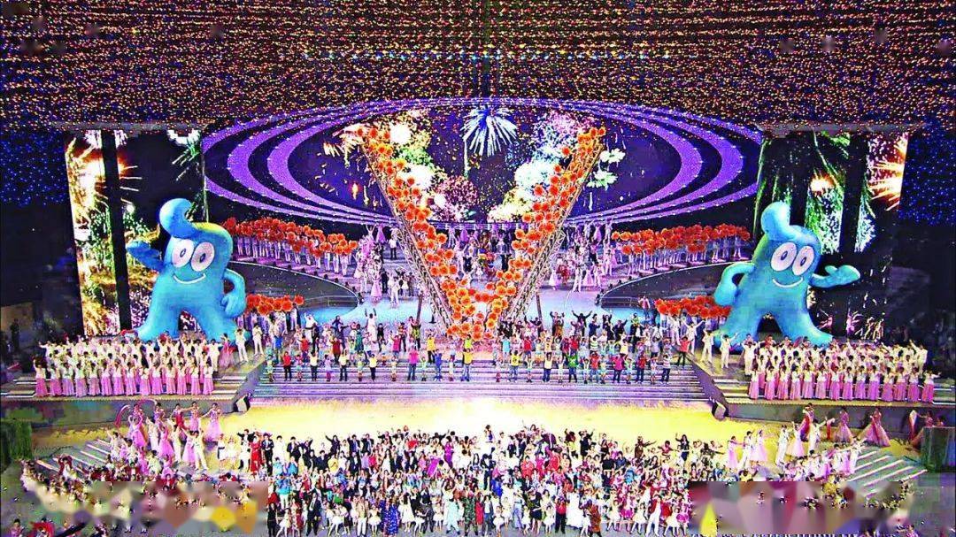 世博会闭幕式: "v"在上海 难忘中国