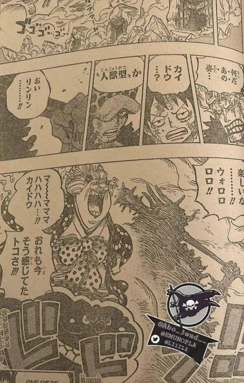 海贼王 第1003话 全图+详细解析