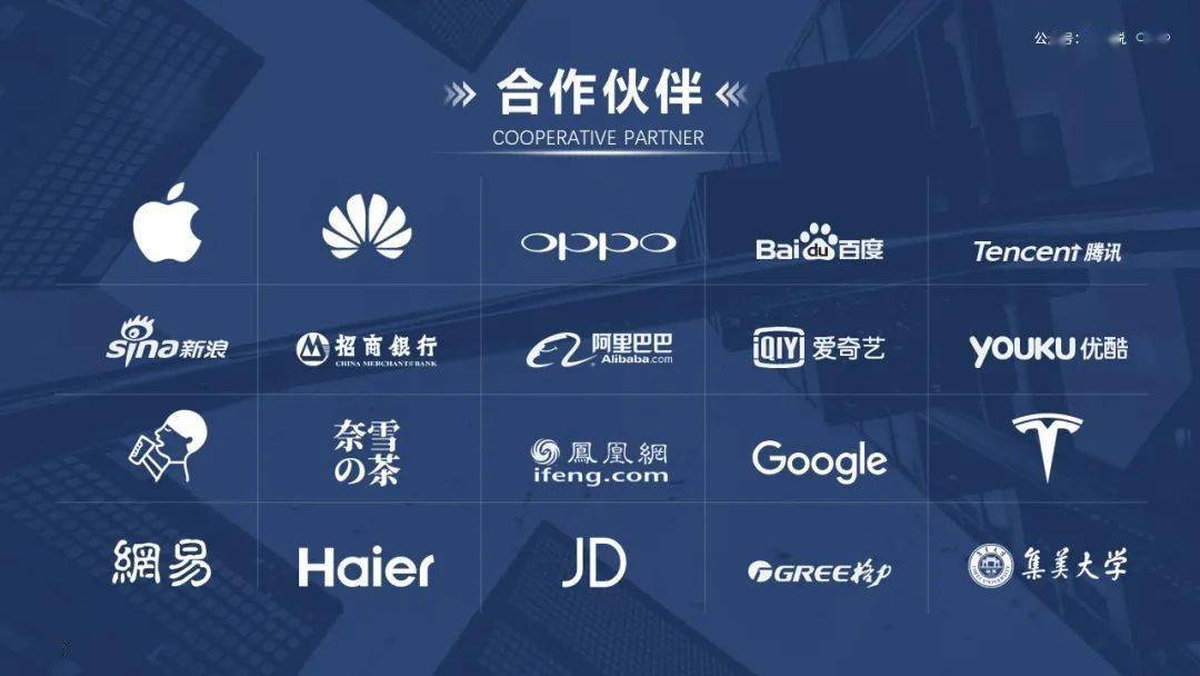 ppt合作伙伴页我做了5个版式给你参考替代