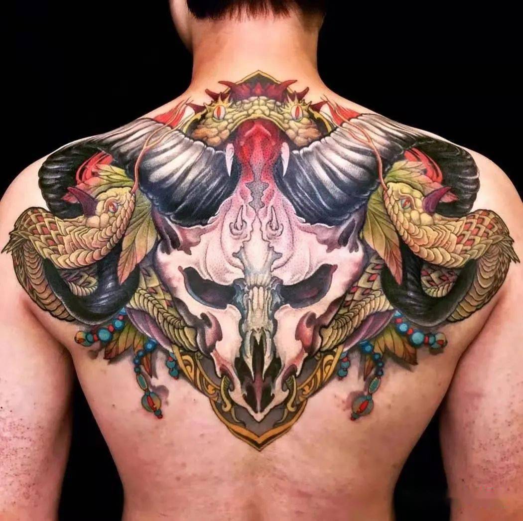 后肩纹身素材_搜狐网, image size:1050x1046