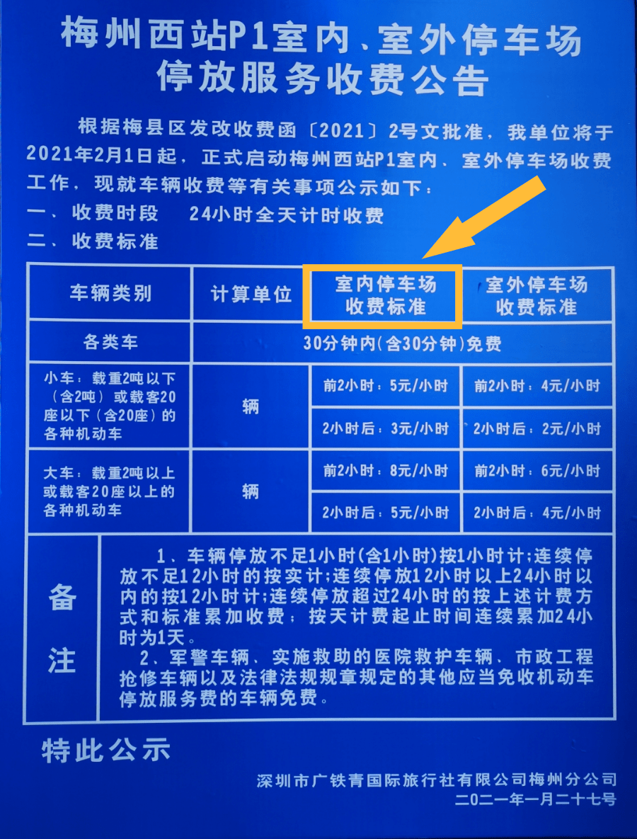 梅州西高铁站p1室内停车场上线啦!