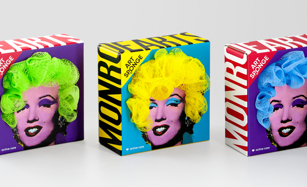 玛丽莲梦露波普艺术风头像相结合五颜六色的浴花,巧妙的与经典02.