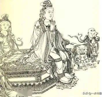 中国古代线描人物画的历史沿革_白描