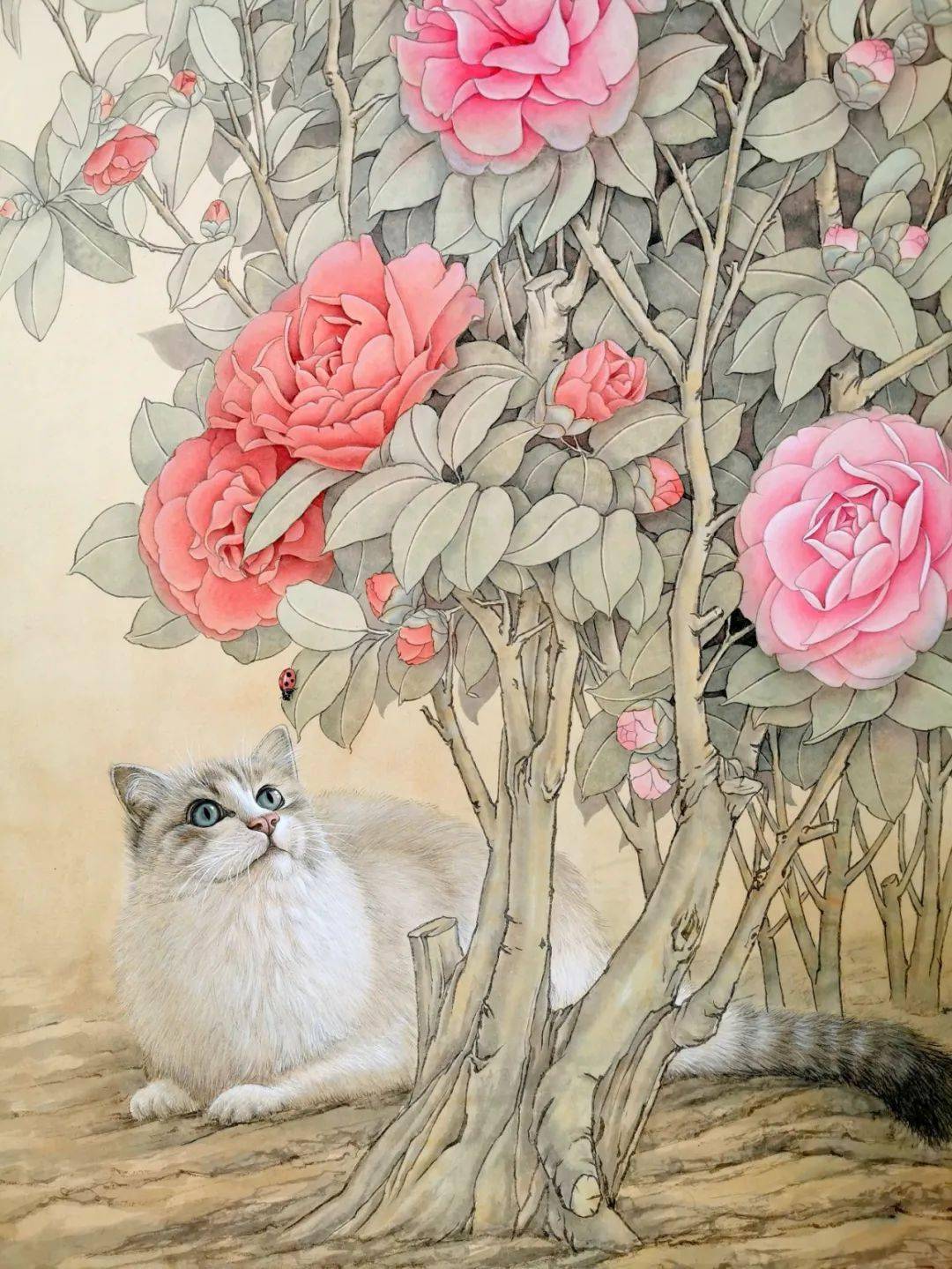 无师无门派自学成才陈松岩2020年工笔画欣赏