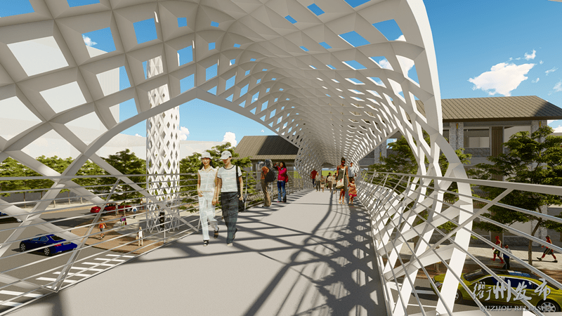 古城规划架景观桥,3款方案公开展示,你喜欢的是?