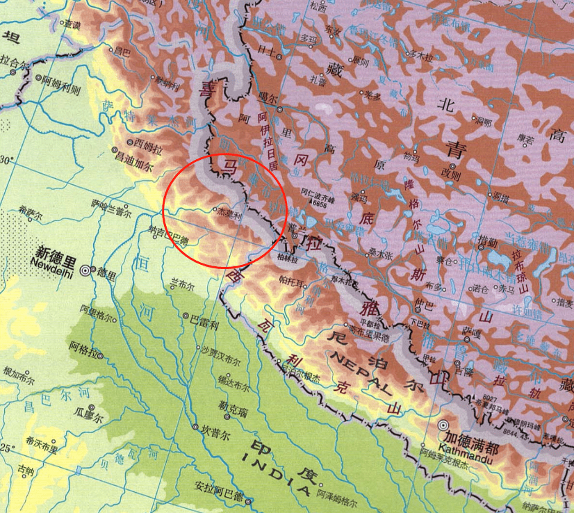 冰川断裂发生在印度北部的北阿肯德邦本文系观察者网独家稿件,未经