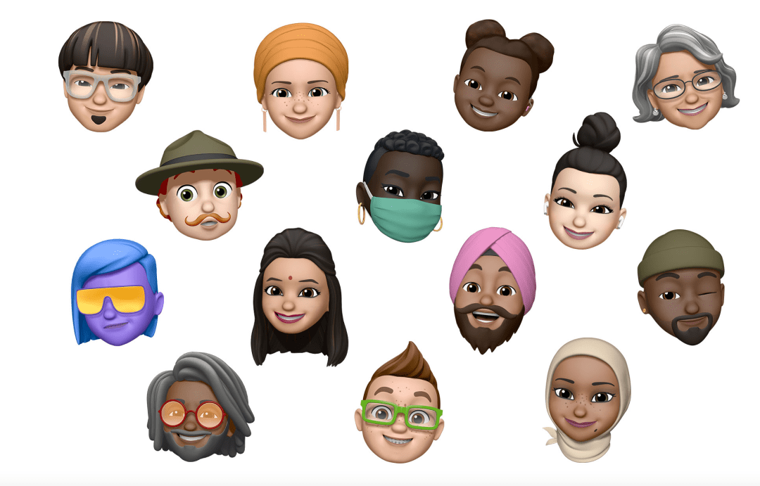 不见的关系,不妨尝试下科技的方法,在ios 14中一起捏制有趣的拟我表情