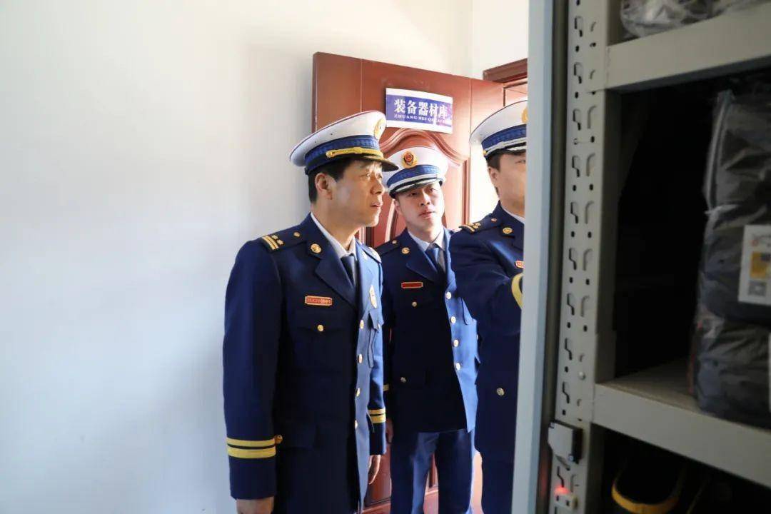 庆阳市消防救援支队支队长陈军宽深入基层开展节前督导检查_工作