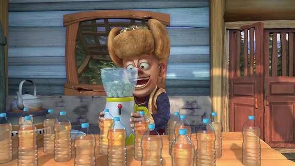 熊出没:水果堆积成山,光头强急中生智制作果汁