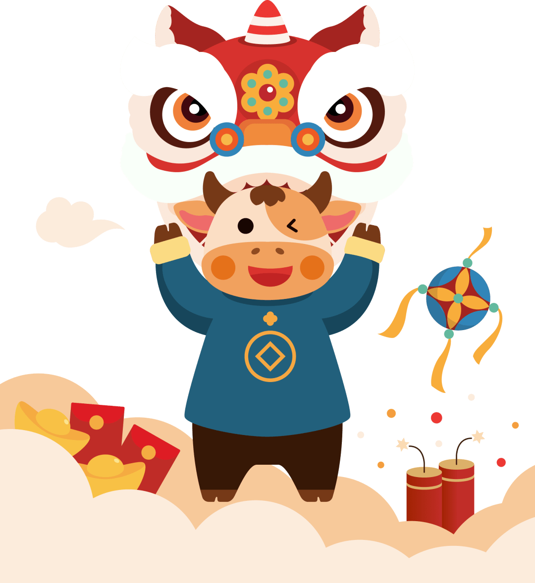牛年大吉 happy new year