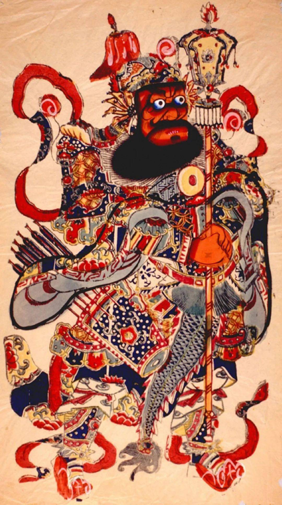 过年渐被遗忘的那些道教神祇年画