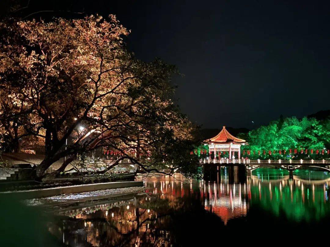 罗浮灯光夜景醉人心,春节夜游罗浮正恰时!_浮山