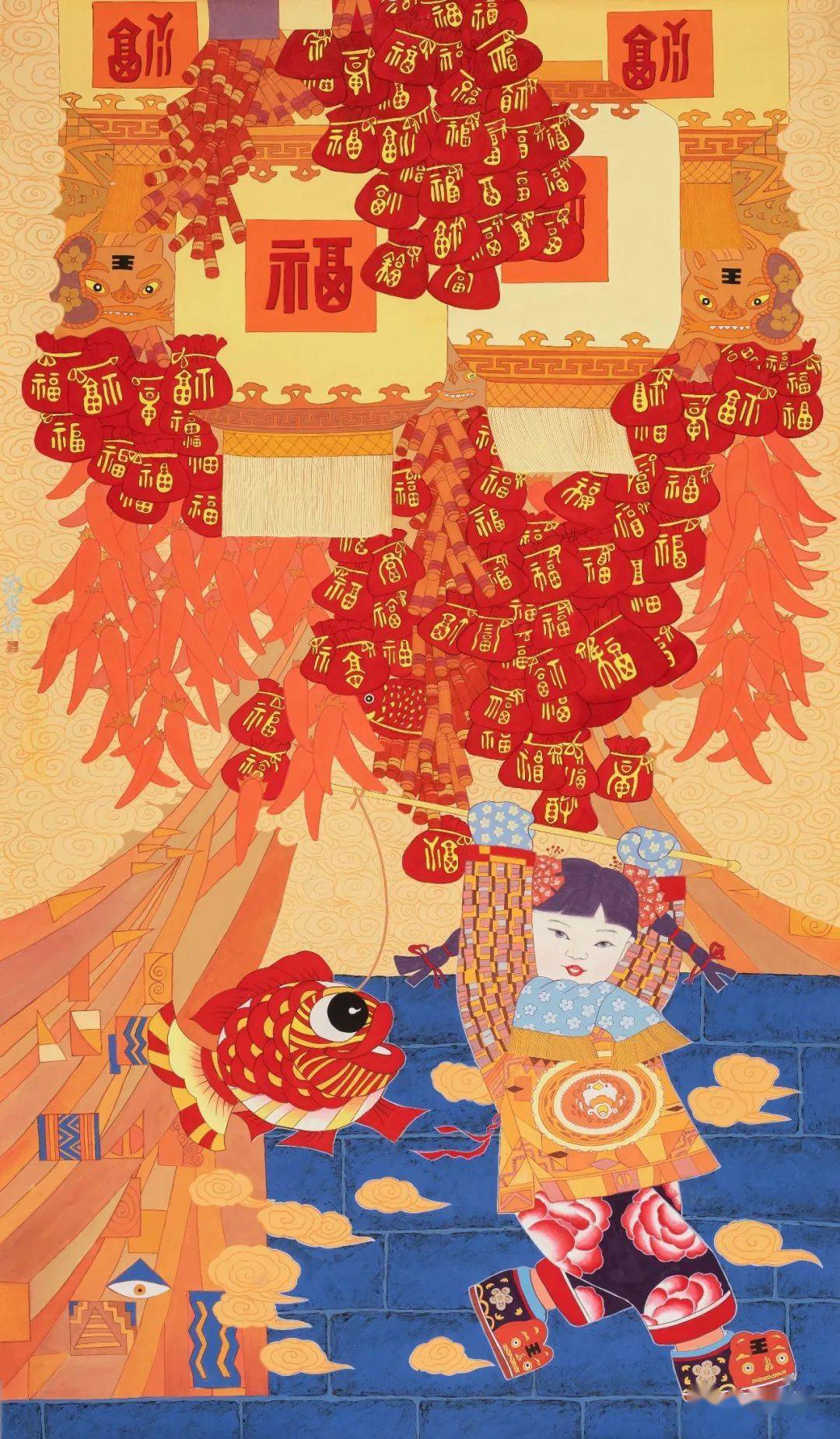 【文化进万家】新年画活动印刷宣传品
