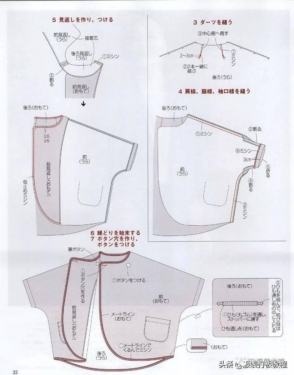 短风衣裁剪_风衣裁剪图