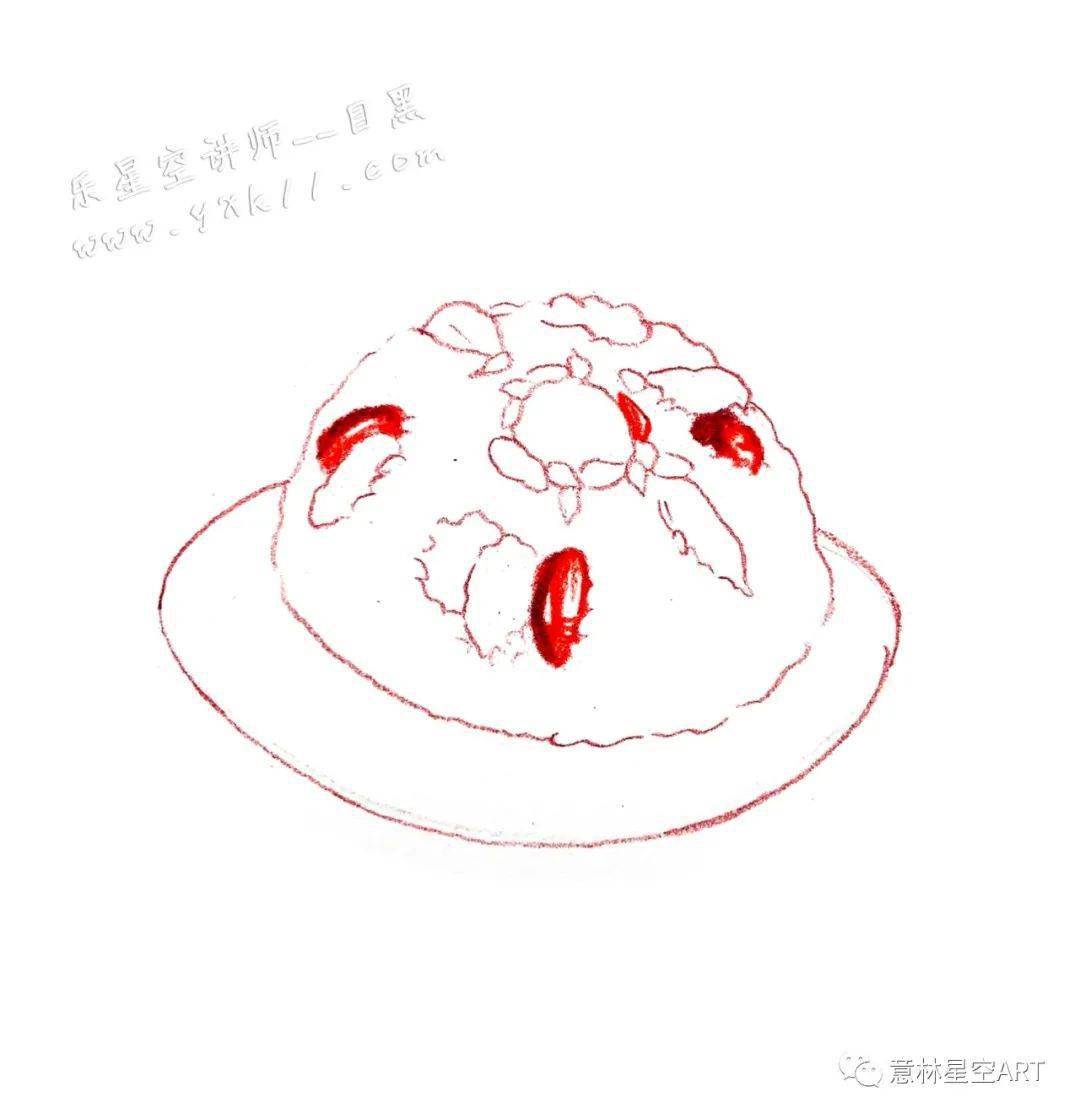 八宝饭怎么画简笔画图片