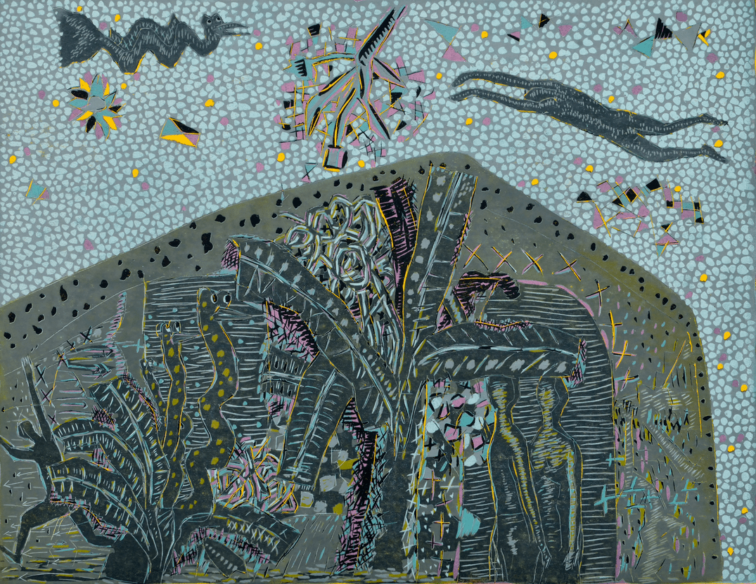 展览云南普洱绝版木刻作品展上线了