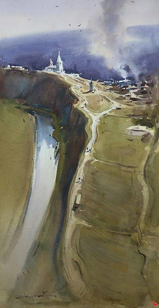 尤金-吉斯里安的画清新,淡雅,迷人